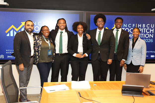 FAMU UNCF Stock Pitch FAMU Team members and others